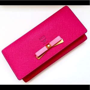 MCM Trifold Electric Pink Women’s Wallet